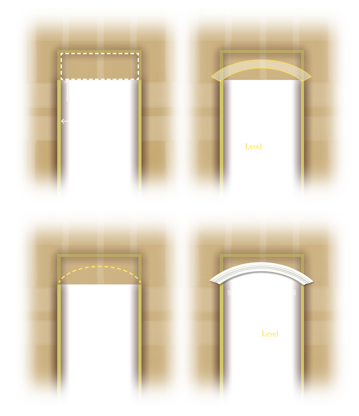 Instrucciones de instalación de los arcos