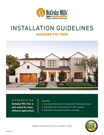 NuCedar Trim Installation Guide