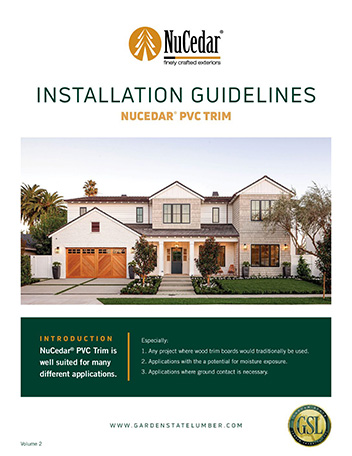 Guide d'installation des garnitures NuCedar